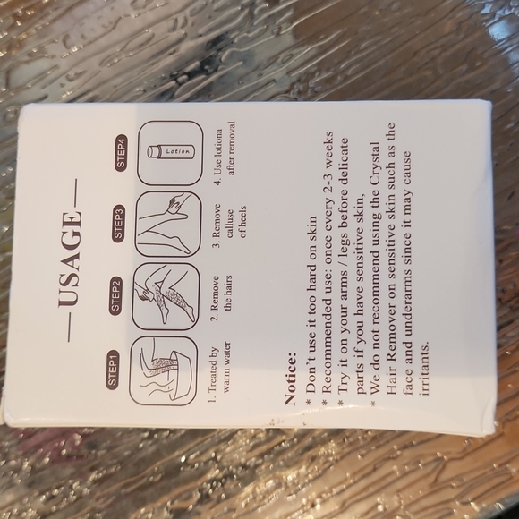 Crystal Hair Eraser set of 2 New Painless Hair Remover Fast ExfoliatePainless - Picture 4 of 5